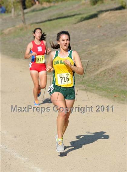 Thumbnail 3 in CIF State Cross Country Championships (Girls Division II) photogallery.