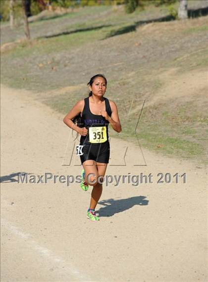 Thumbnail 2 in CIF State Cross Country Championships (Girls Division II) photogallery.