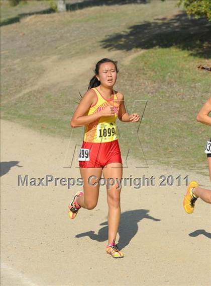 Thumbnail 3 in CIF State Cross Country Championships (Girls Division II) photogallery.