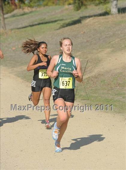 Thumbnail 1 in CIF State Cross Country Championships (Girls Division II) photogallery.