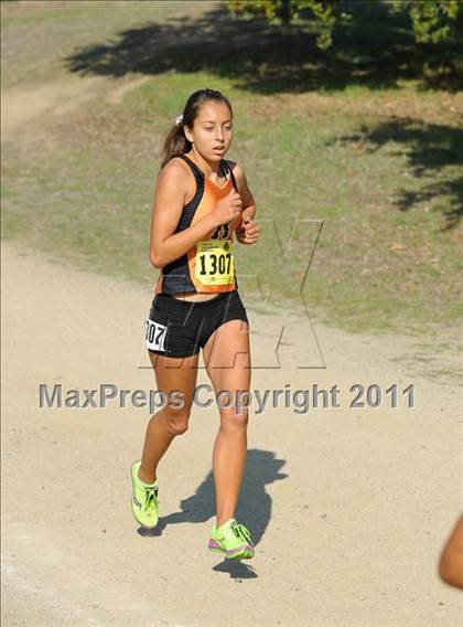 Thumbnail 2 in CIF State Cross Country Championships (Girls Division II) photogallery.