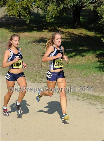 Thumbnail 1 in CIF State Cross Country Championships (Girls Division II) photogallery.