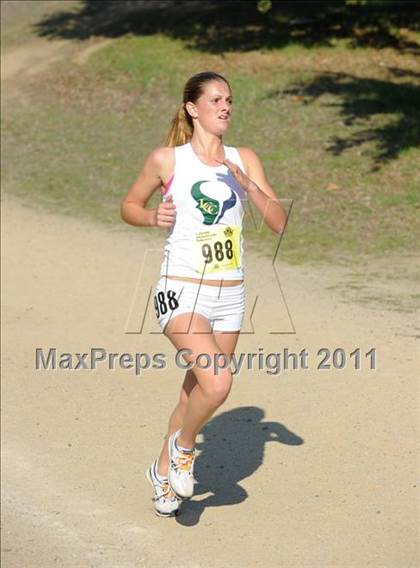 Thumbnail 2 in CIF State Cross Country Championships (Girls Division II) photogallery.