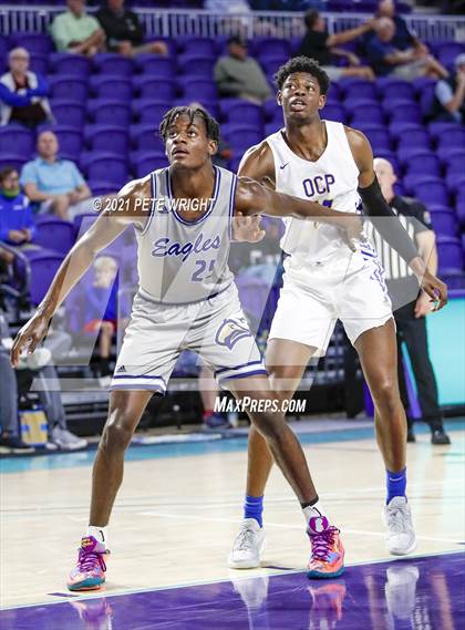 Thumbnail 1 in Calvary Christian Academy vs Orlando Christian Prep (City of Palms Classic) photogallery.