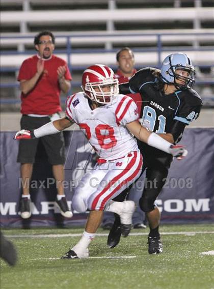 Thumbnail 2 in Carson vs. Mater Dei photogallery.