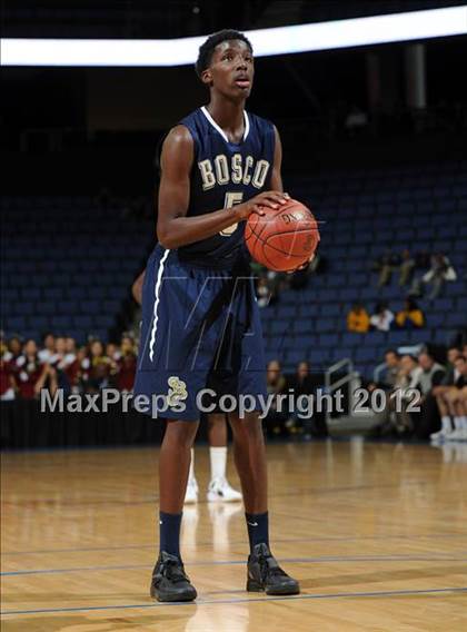 Thumbnail 3 in Alemany vs. St. John Bosco (CIF D3 SoCal Regional Final) photogallery.