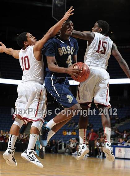 Thumbnail 3 in Alemany vs. St. John Bosco (CIF D3 SoCal Regional Final) photogallery.