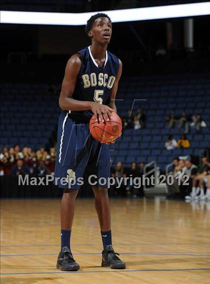 Thumbnail 2 in Alemany vs. St. John Bosco (CIF D3 SoCal Regional Final) photogallery.