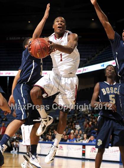 Thumbnail 2 in Alemany vs. St. John Bosco (CIF D3 SoCal Regional Final) photogallery.