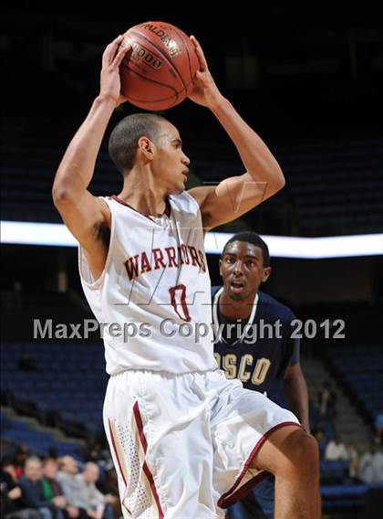 Thumbnail 2 in Alemany vs. St. John Bosco (CIF D3 SoCal Regional Final) photogallery.