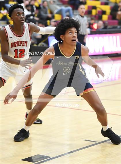 Thumbnail 2 in Notre Dame (Sherman Oaks, CA) vs. Brophy College Prep (AZ) - (Hoophall West) photogallery.