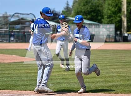 Thumbnail 3 in Liberty @ Bainbridge (WIAA 3A Round 2) photogallery.