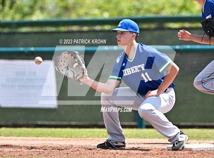 Thumbnail 2 in Liberty @ Bainbridge (WIAA 3A Round 2) photogallery.