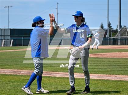 Thumbnail 1 in Liberty @ Bainbridge (WIAA 3A Round 2) photogallery.