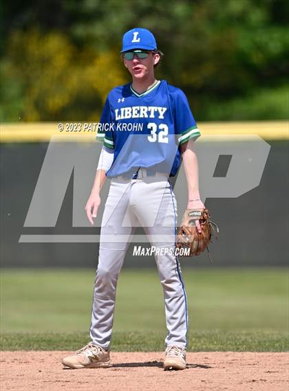 Thumbnail 1 in Liberty @ Bainbridge (WIAA 3A Round 2) photogallery.