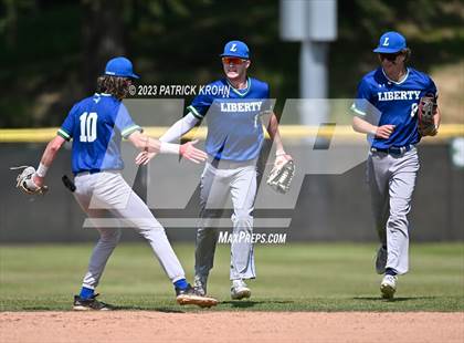 Thumbnail 1 in Liberty @ Bainbridge (WIAA 3A Round 2) photogallery.