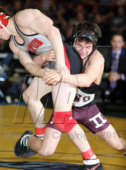 Thumbnail 3 in NYSPHSAA D1 Boys Wrestling Championships (Finals 99-138lbs) photogallery.