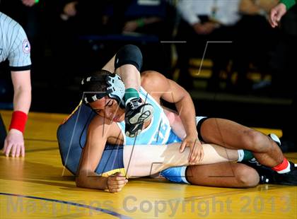 Thumbnail 3 in NYSPHSAA D1 Boys Wrestling Championships (Finals 99-138lbs) photogallery.