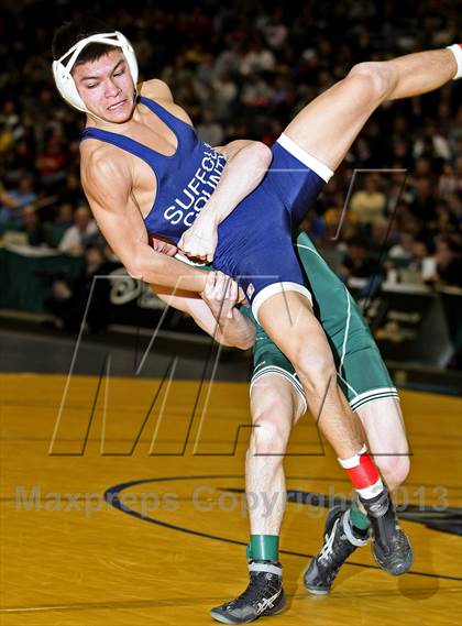 Thumbnail 1 in NYSPHSAA D1 Boys Wrestling Championships (Finals 99-138lbs) photogallery.