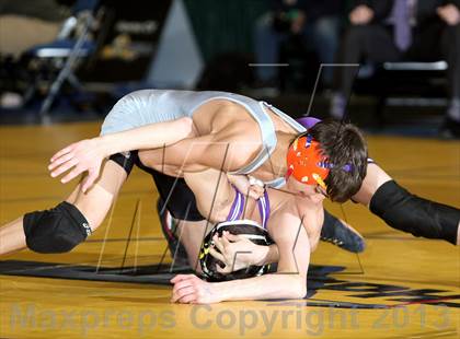Thumbnail 3 in NYSPHSAA D1 Boys Wrestling Championships (Finals 99-138lbs) photogallery.
