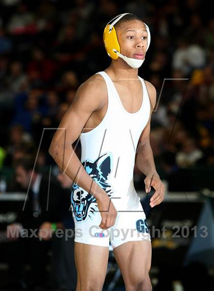 Thumbnail 1 in NYSPHSAA D1 Boys Wrestling Championships (Finals 99-138lbs) photogallery.