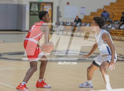 Thumbnail 3 in Carmel Christian vs Bishop Synder (Holiday Hoopsgiving Tournament) photogallery.