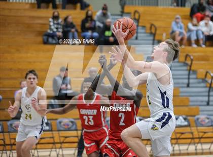 Thumbnail 1 in Carmel Christian vs Bishop Synder (Holiday Hoopsgiving Tournament) photogallery.