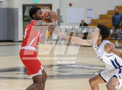 Thumbnail 1 in Carmel Christian vs Bishop Synder (Holiday Hoopsgiving Tournament) photogallery.