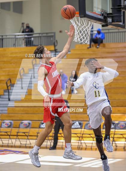 Thumbnail 2 in Carmel Christian vs Bishop Synder (Holiday Hoopsgiving Tournament) photogallery.