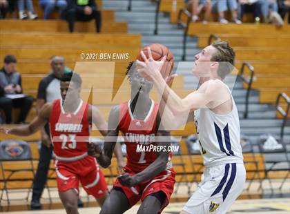 Thumbnail 3 in Carmel Christian vs Bishop Synder (Holiday Hoopsgiving Tournament) photogallery.
