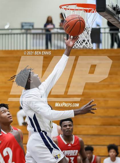 Thumbnail 3 in Carmel Christian vs Bishop Synder (Holiday Hoopsgiving Tournament) photogallery.