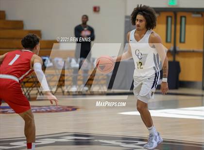 Thumbnail 3 in Carmel Christian vs Bishop Synder (Holiday Hoopsgiving Tournament) photogallery.