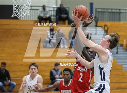 Thumbnail 2 in Carmel Christian vs Bishop Synder (Holiday Hoopsgiving Tournament) photogallery.