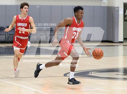 Thumbnail 2 in Carmel Christian vs Bishop Synder (Holiday Hoopsgiving Tournament) photogallery.