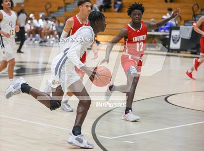 Thumbnail 3 in Carmel Christian vs Bishop Synder (Holiday Hoopsgiving Tournament) photogallery.