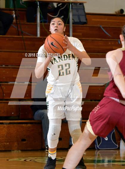 Thumbnail 2 in Alemany vs. Vanden (St. Mary's Stockton MLK Showcase) photogallery.