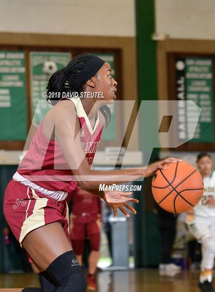 Thumbnail 2 in Alemany vs. Vanden (St. Mary's Stockton MLK Showcase) photogallery.