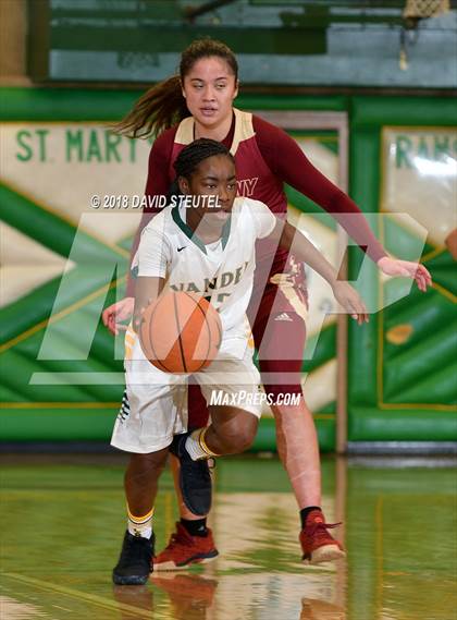 Thumbnail 2 in Alemany vs. Vanden (St. Mary's Stockton MLK Showcase) photogallery.