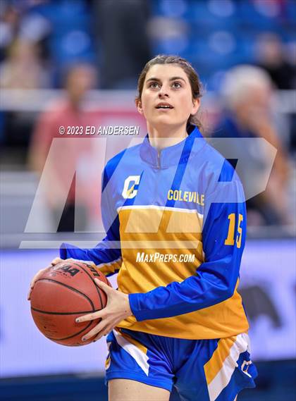 Thumbnail 2 in Coleville vs. Eureka (NIAA 1A State Semifinals) photogallery.