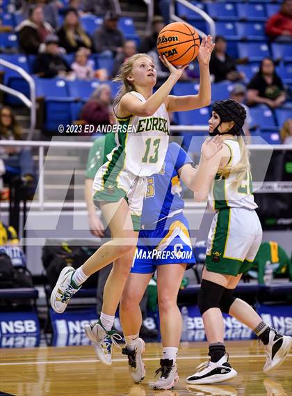 Thumbnail 1 in Coleville vs. Eureka (NIAA 1A State Semifinals) photogallery.