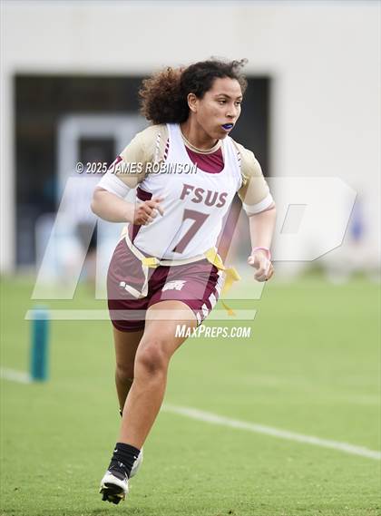 Thumbnail 1 in Florida State University High School vs Fletcher (Jaguars Preseason Classic) photogallery.