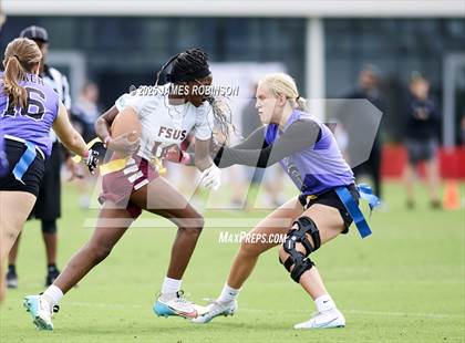 Thumbnail 2 in Florida State University High School vs Fletcher (Jaguars Preseason Classic) photogallery.