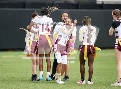 Thumbnail 2 in Florida State University High School vs Fletcher (Jaguars Preseason Classic) photogallery.