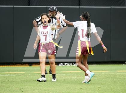 Thumbnail 2 in Florida State University High School vs Fletcher (Jaguars Preseason Classic) photogallery.