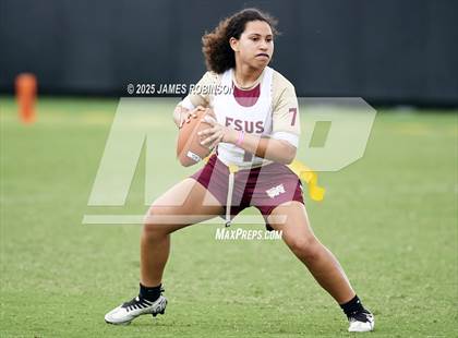 Thumbnail 1 in Florida State University High School vs Fletcher (Jaguars Preseason Classic) photogallery.