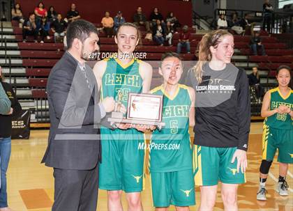 Thumbnail 3 in Presentation vs. Leigh (CIF-CCS Division II Final) photogallery.