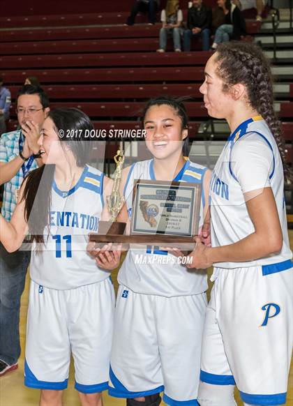 Thumbnail 1 in Presentation vs. Leigh (CIF-CCS Division II Final) photogallery.