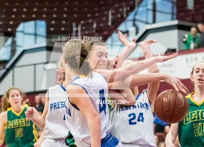 Thumbnail 2 in Presentation vs. Leigh (CIF-CCS Division II Final) photogallery.