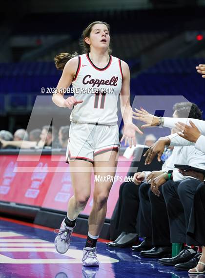 Thumbnail 2 in Coppell vs. Clark (UIL 5A Basketball State Semifinal) photogallery.