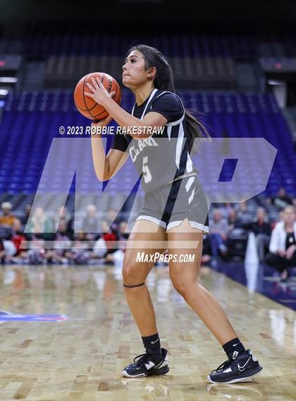 Thumbnail 2 in Coppell vs. Clark (UIL 5A Basketball State Semifinal) photogallery.